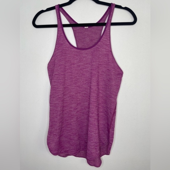 Lululemon What The Sport Singlet heather purple tank - Picture 1 of 7